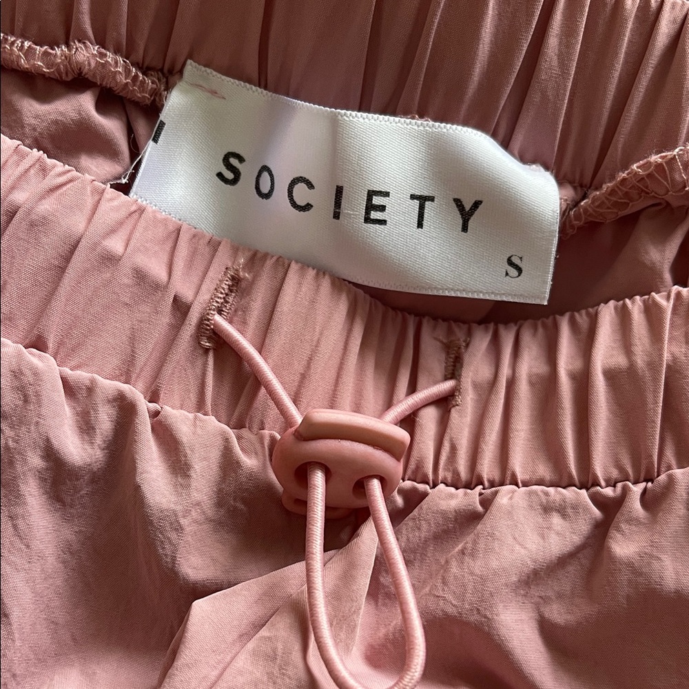 Dusty Pink Cropped Cargo Jogger Pants - Picture 2 of 11